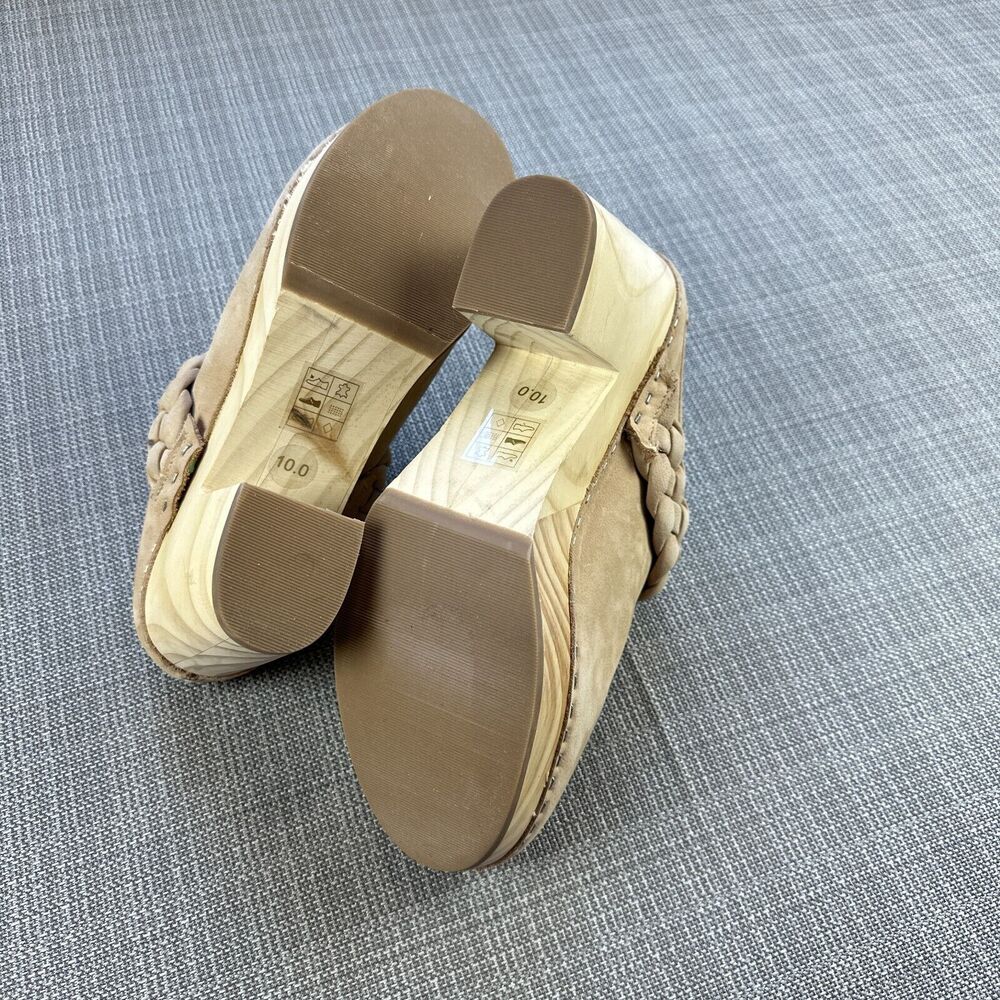 Dolce Vita Tan Mules with Braided Detail - Picture 8 of 9